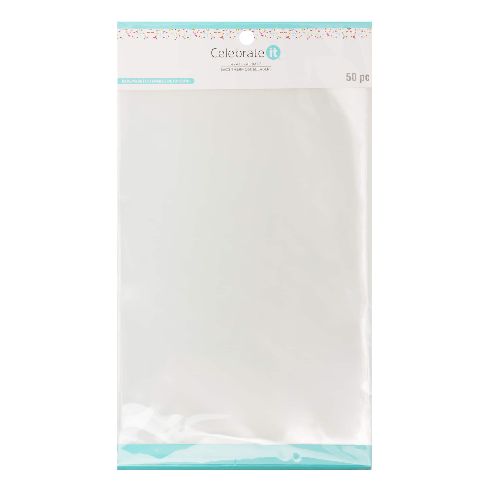 Heat Seal 6" x 10" Bags by Celebrate It®, 50ct.